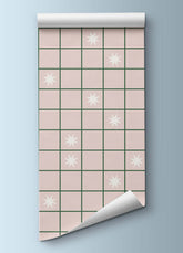 Papel de Parede Infantil - Grid Estrela Cadente